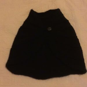 🟢Hand-Knit Black Shawl Shoulder Wrap